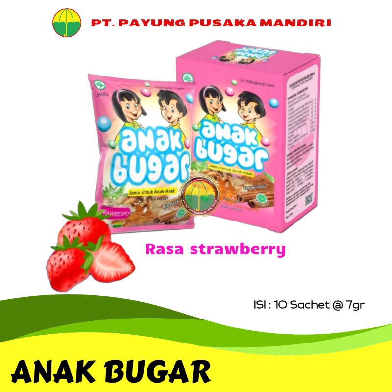 

Jamu Anak Bugar Rasa Strawberry