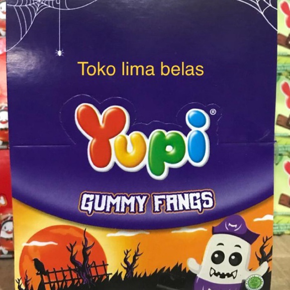

[KODE P00C7] Yupi Gummy Fangs 1 box isi 24 pcs