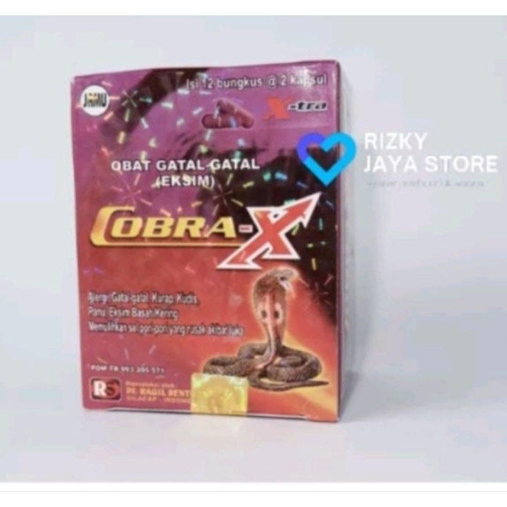 

[KODE FTVLJ] herbal cobra x gatal kap original isi 12