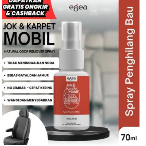Egea Penghilang bau mobil, spray anti bau mobil