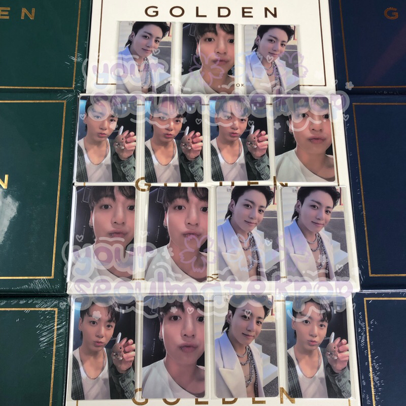 READY JUNGKOOK PHOTOCARD LD GOLDEN OFFICIAL