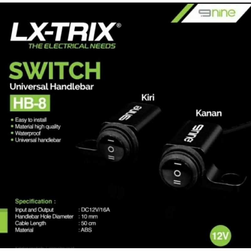 Saklar lampu tembak motor Switch Handlebar Motor