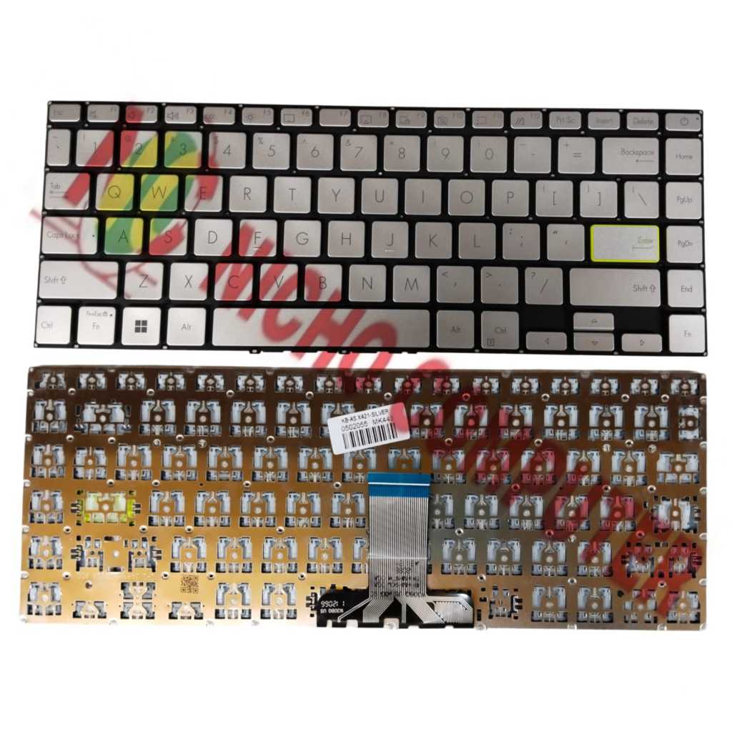 Keyboard Asus Vivobook E410 E410kao E410m E410ma E410mao silver