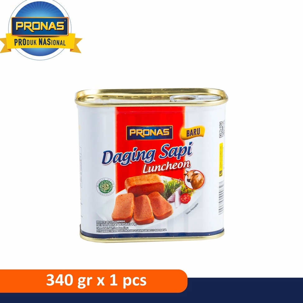 

3l Baru Pronas Luncheon Sapi (Daging Blok Serbaguna) 340 g Big Sale
