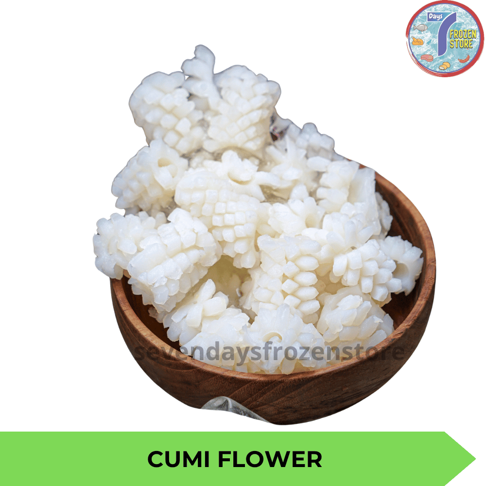 Cumi Flower Frozen Beku kemasan 500 gram