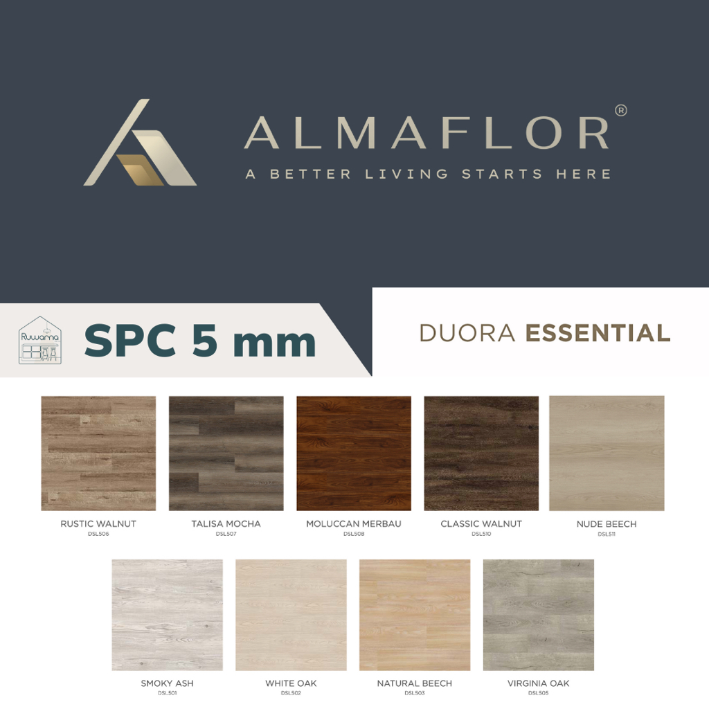 Lantai SPC ALMAFLOR 5 mm Duora Essential