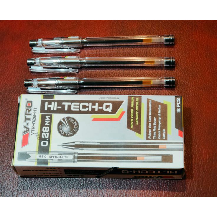 

[KODE 7BRWH] bolpen Hitech Vtro VTR 0.28 mm
