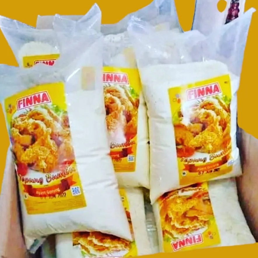

[KODE YJJKB] Termurah Tepung bumbu crispy Finna 1kg ED MAR 2024
