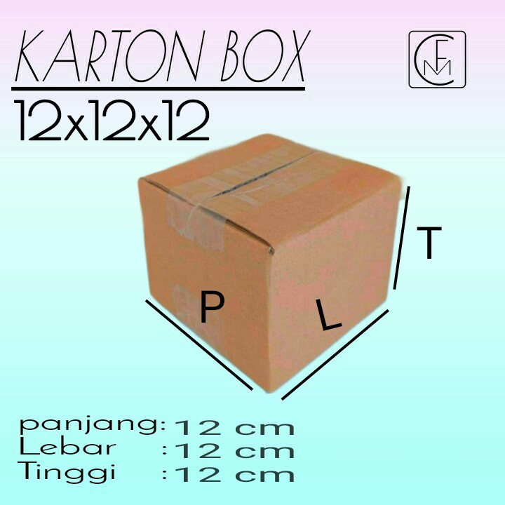 

Karton Box Ukuran 12x12x12 Kardus packing/kardus mini/kardus murah/kardus serbaguna