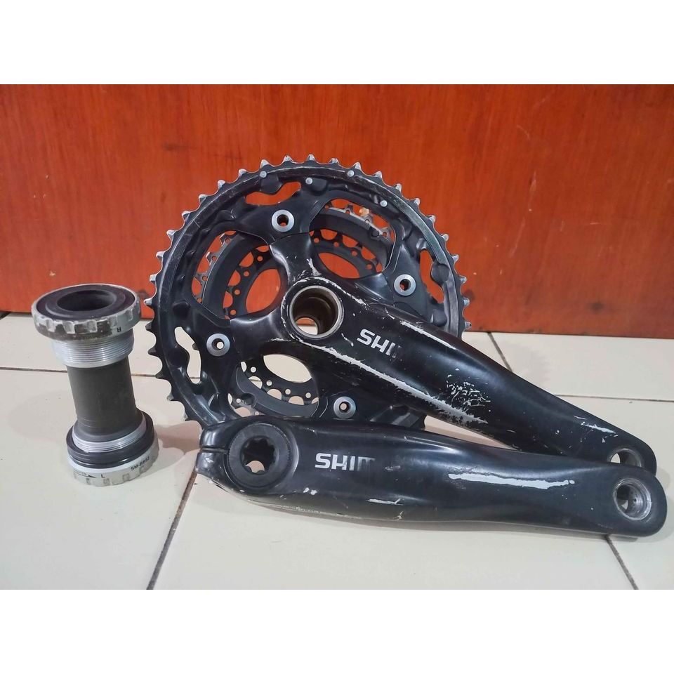 Crank Shimano M542 ( Deore ) 3 speed 42-32-24T