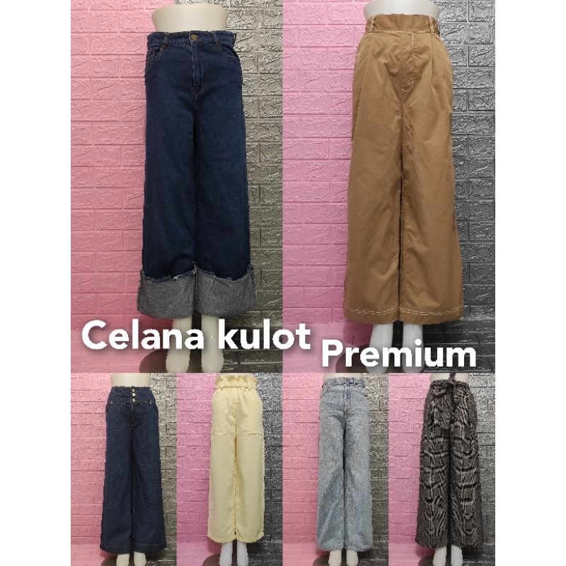 Celana Kulot Preloved/Celana Kulot Denim/PL Kulot