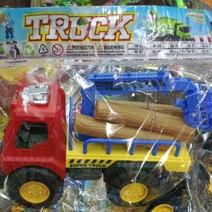 MAINAN MOBIL TRUK KAYU BRNGKER