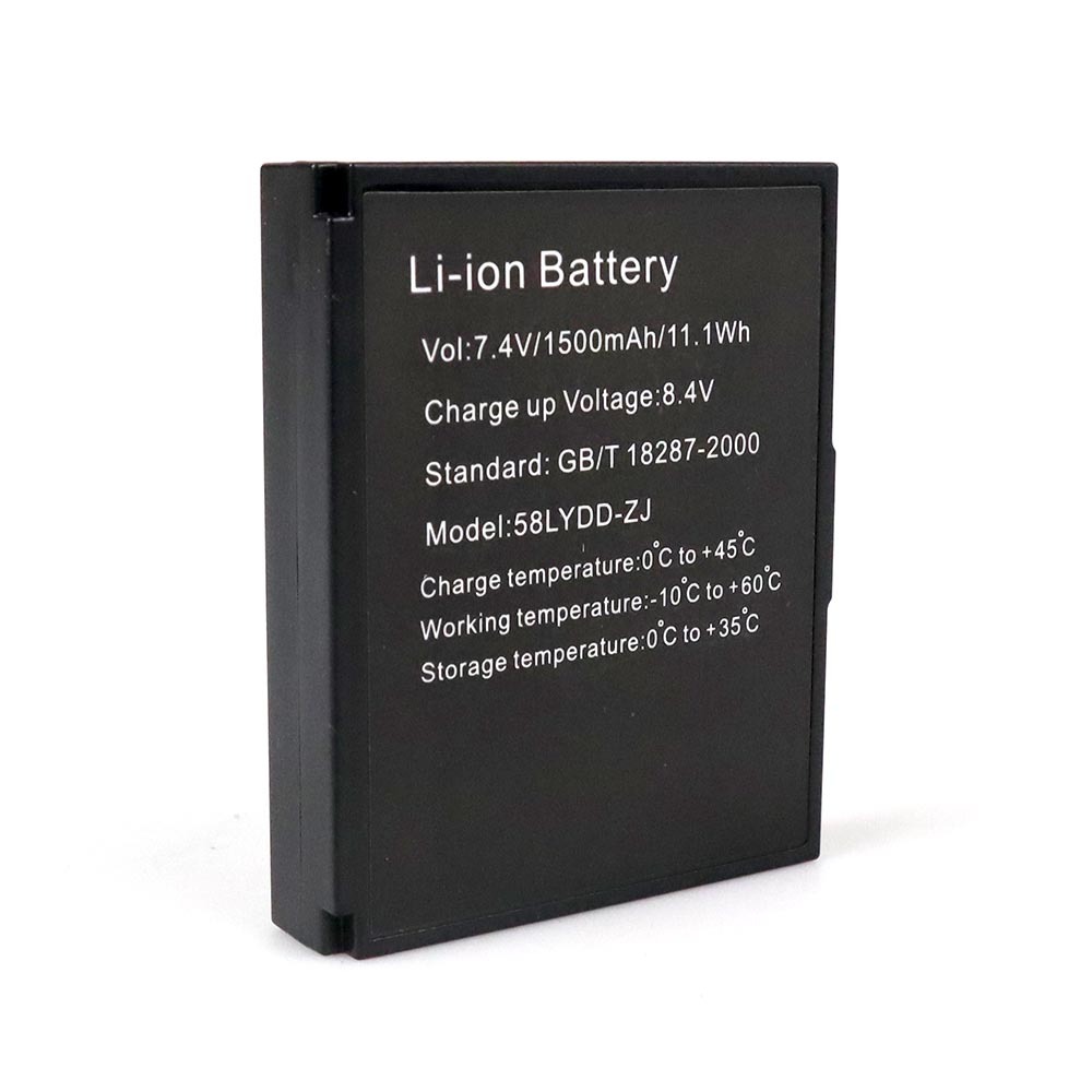 Baterai Printer Zjiang Mini Bluetooth Thermal 5805 5802 5807 1500mAh - 58LYDD-ZJ - Black