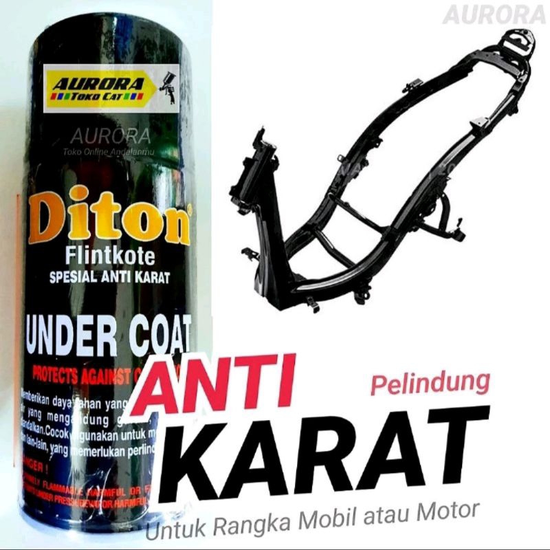 Flinkot Diton Flinkote Undercoat Spesial Anti Karat Kerangka Rangka Mobil dan Motor Flinkote