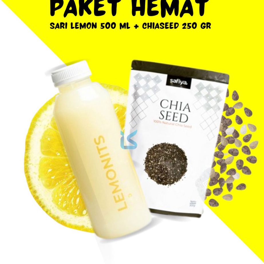 

[KODE 7A0LJ] [BUNDLING] Chiaseed 250 gr + Sari Lemon 500ml Diet Sehat Original