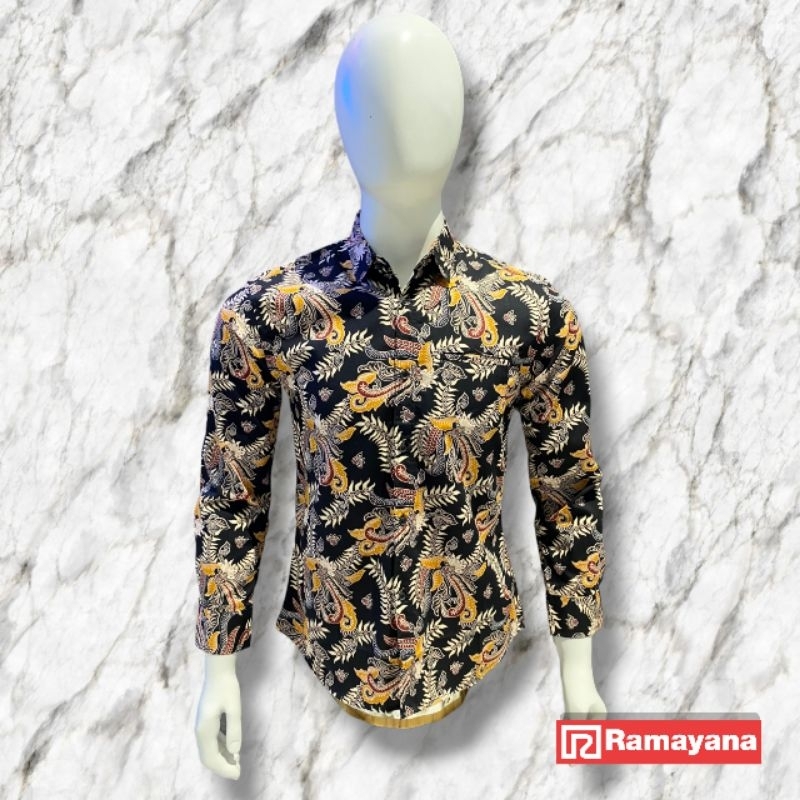 BATIK BALI LESTARI - Batik Pria Lengan Panjang Slim Fit