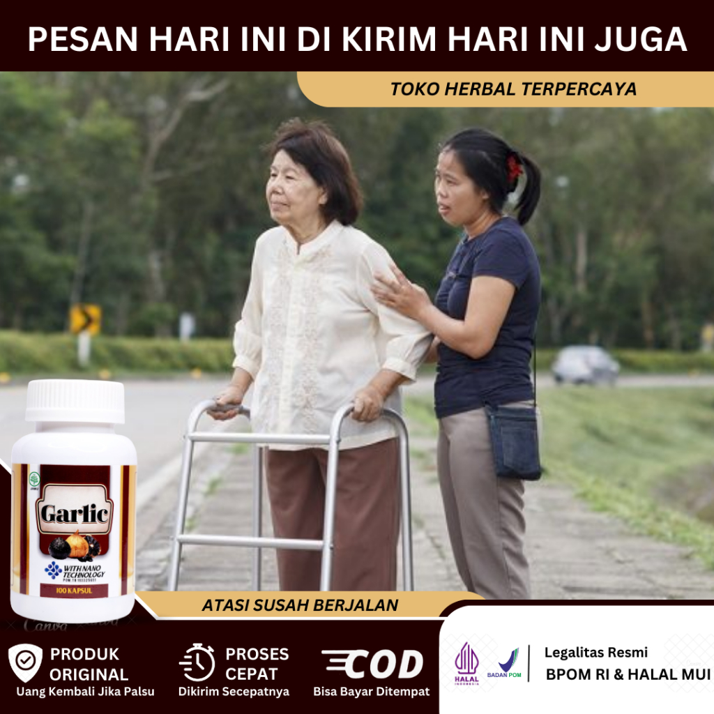 Obat Susah Jalan, Obat Kaki Lemas Susah Berjalan, Obat Sakit Otot Kaki, Obat Kaki Sulit Digerakan, O