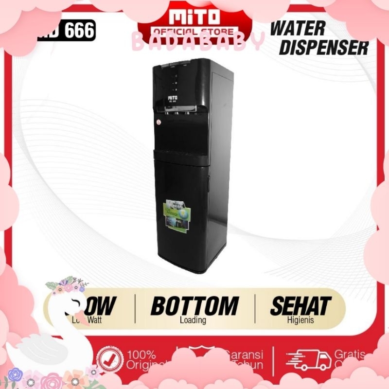 . MITO DISPENSER GALON BAWAH MD 666 MITO DISPENSER TERMURAH