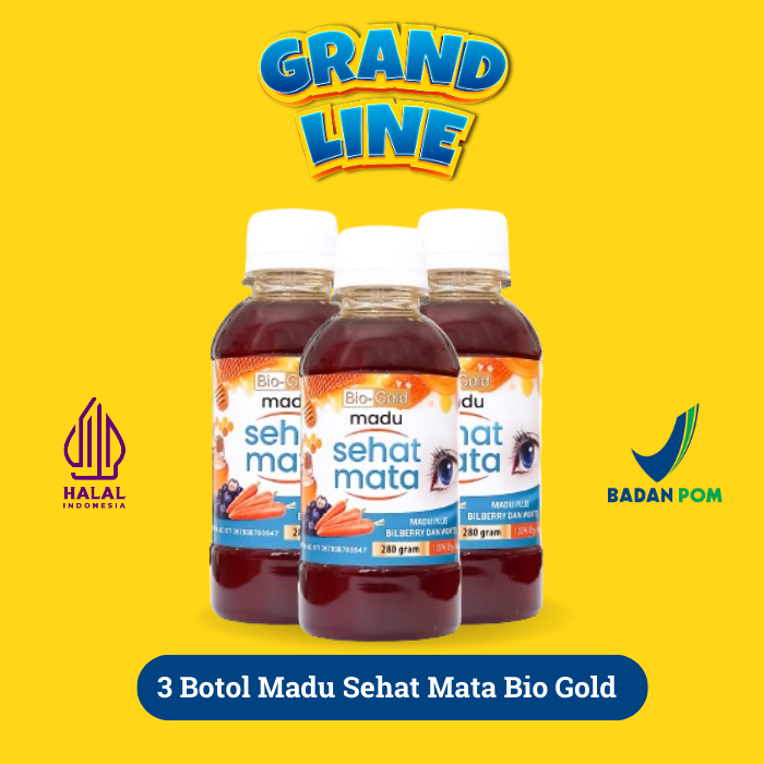 

Madu Sehat Mata Bio Gold 3 Botol Ekstrak Bilberry Wortel Obat Herbal Atasi Keluhan Pada Mata BPOM