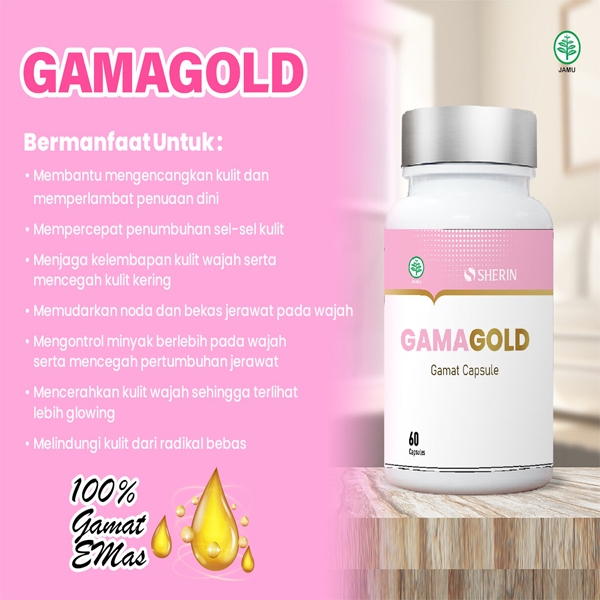 GAMAGOLD Gamat Kapsul Kolagen Suplemen Kesehatan dan Kecantikan