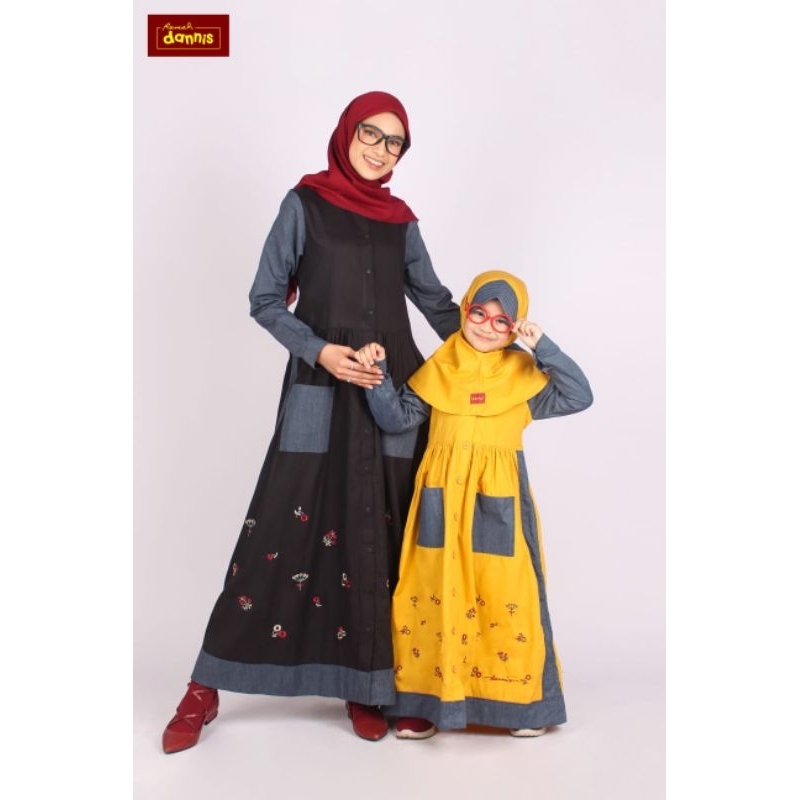 dannis abaya//gamis terbaru mom & kids by rumah dannis