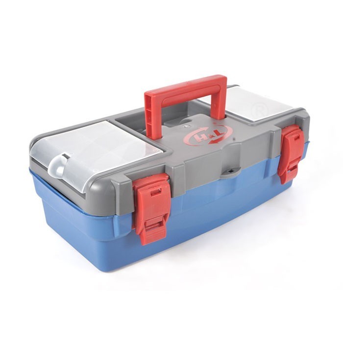 HL Tool Box Besar 16 in x 10 Kotak Perkakas Plastik Kuat