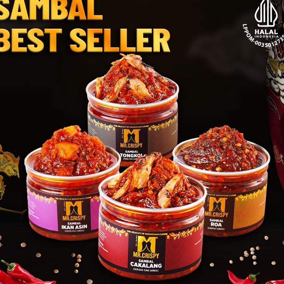 

[KODE PRODUK PM6JQ7294] Sambal Cakalang/Tongkol/Roa/Ikan Asin Jambal Sambel Mr.Crispy