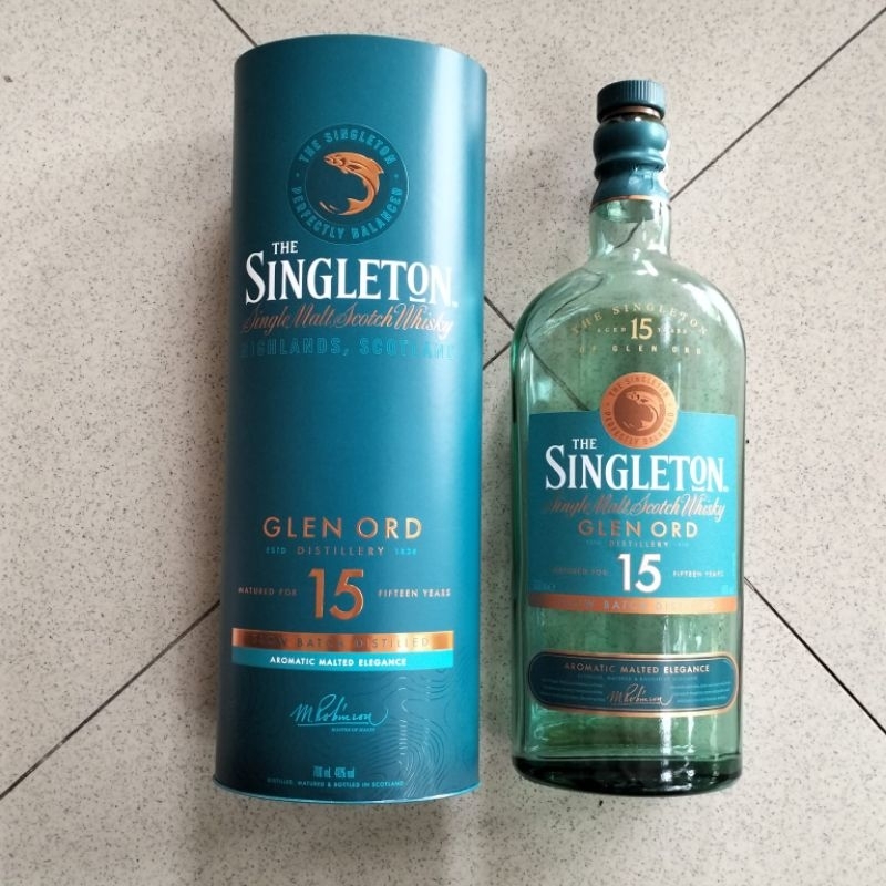 Botol kaca bekas kosong The Singleton glen ord 15 700 ml
