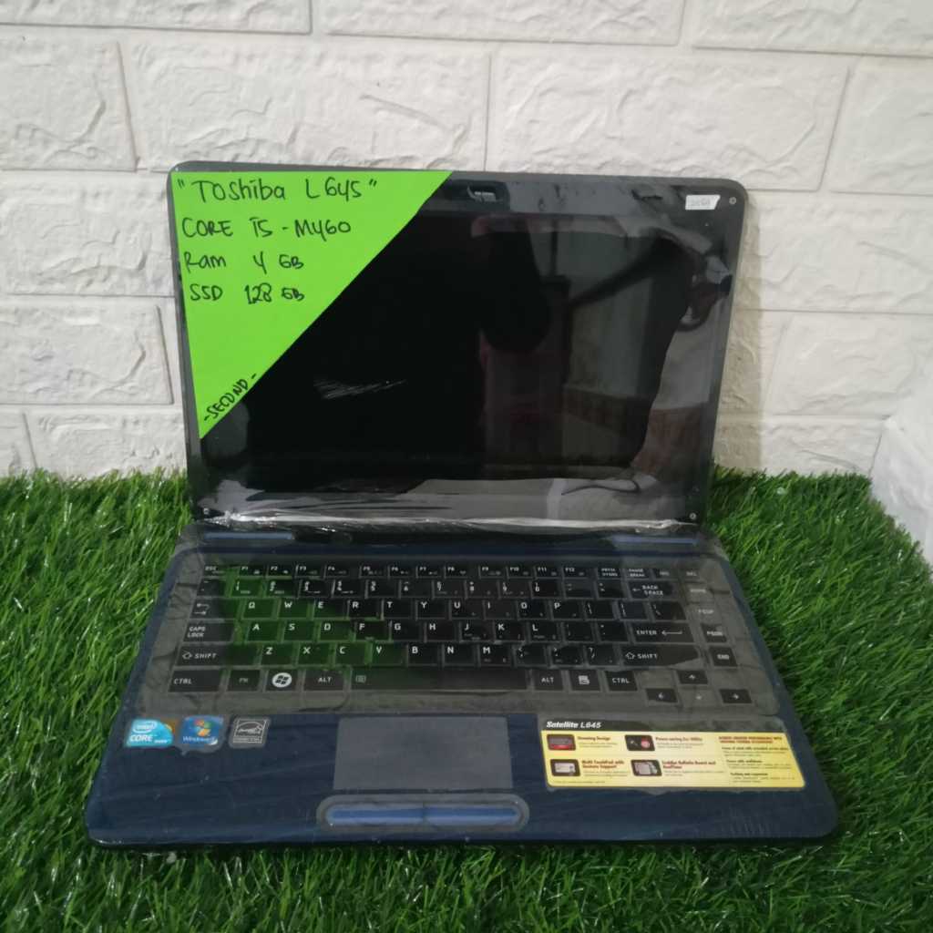 LAPTOP MURAH TOSHIBA L645 CORE I5-M460 RAM 4GB SSD 128GB