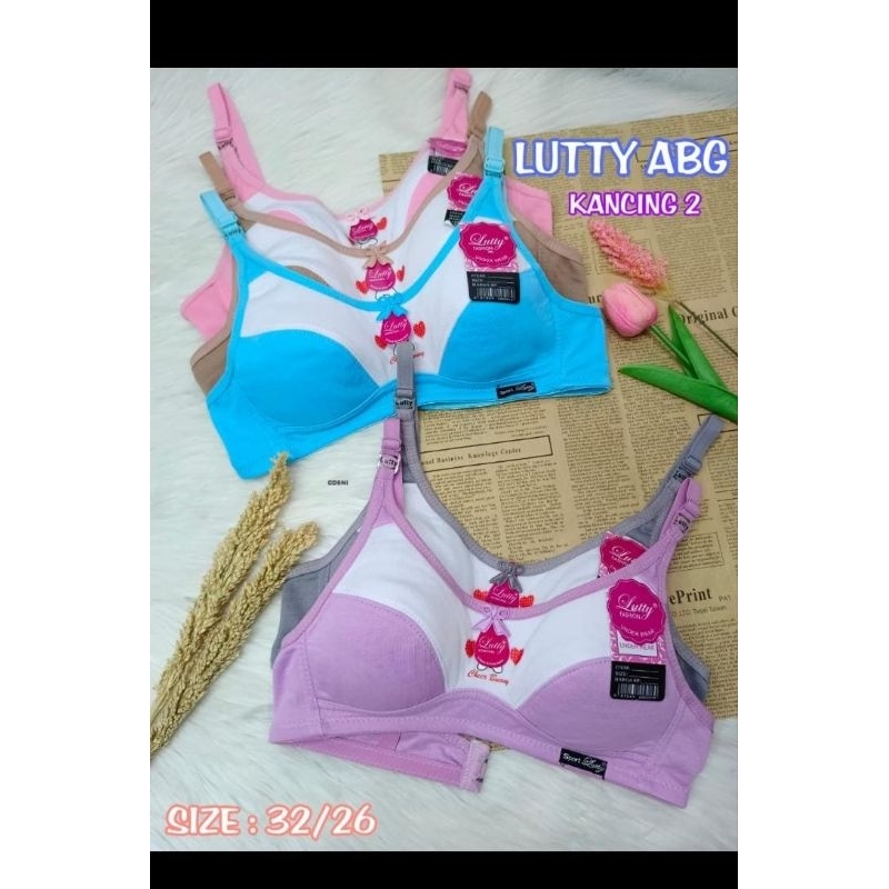 SPORT BRA LUTTY PELAJAR TANPA BUSA / bh pelajar bowen lutty