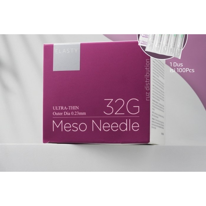 Jarum Skinbooster Mesotherapy 32G X4mm/Elasty Meso Needle -BOX