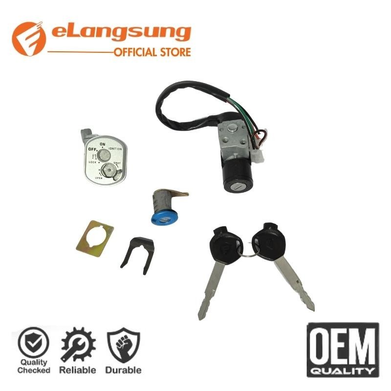 Elangsung Key Set KTL - Paket Kunci Set Motor Honda Supra Fit New