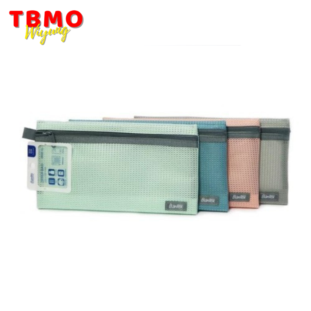 

TBMO Bantex Zipper Storage Pouch Cheque Handbag Pencil Case 8108