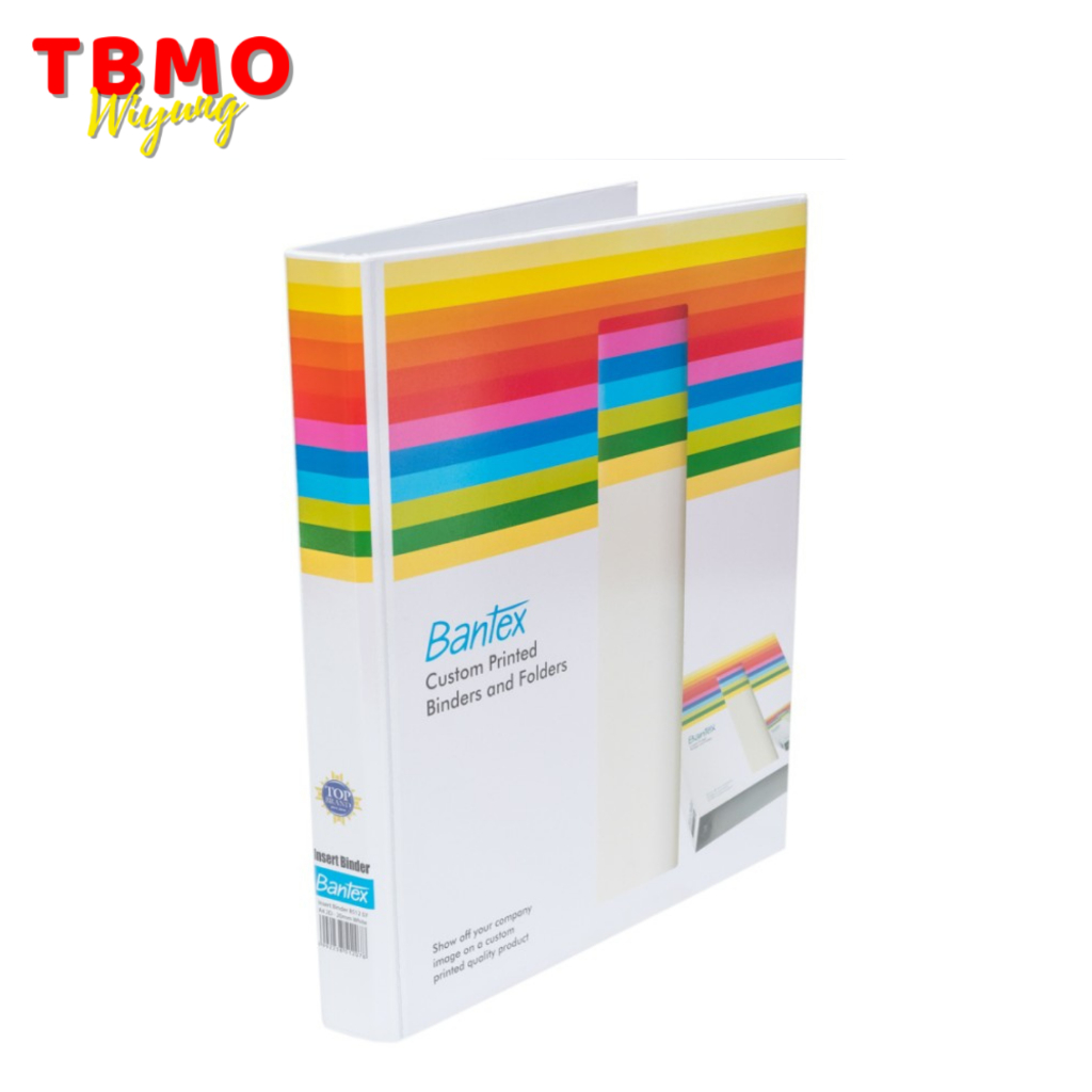 

TBMO Bantex Insert Ring Binder 2 Ring 20mm A4 White 8512 07