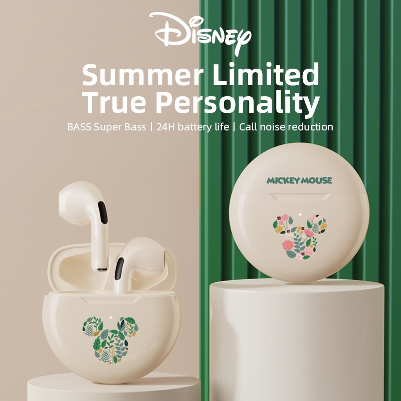 	 Disney F9 TWS Wireless Headset Bluetooth Headphone HD Call HIFI Stereo Sound With Mic Bluetooth 5.2 Earphone	