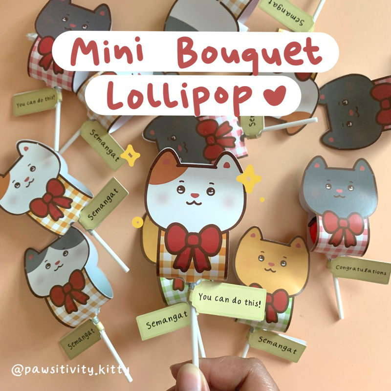 

Mini Gift Bouquet Lollipop Hadiah