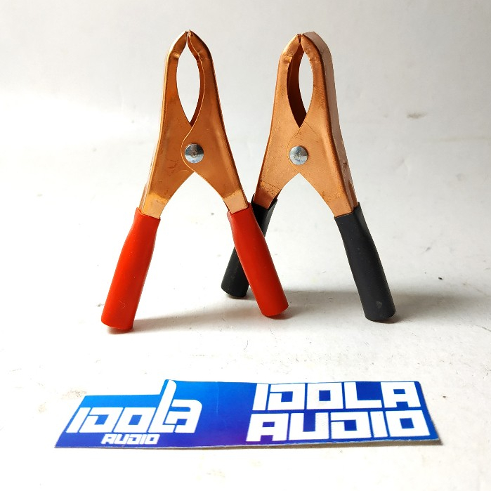 (1 SET) Klip Aki (Jepit Aki) 7 cm Tembaga | Jepitan Aki 7cm Tembaga