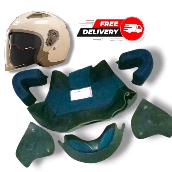 (TKC2) Alternative AXK 801 502 Helmet Foam Set || Inner Padding AXK Helmet Foam Helm