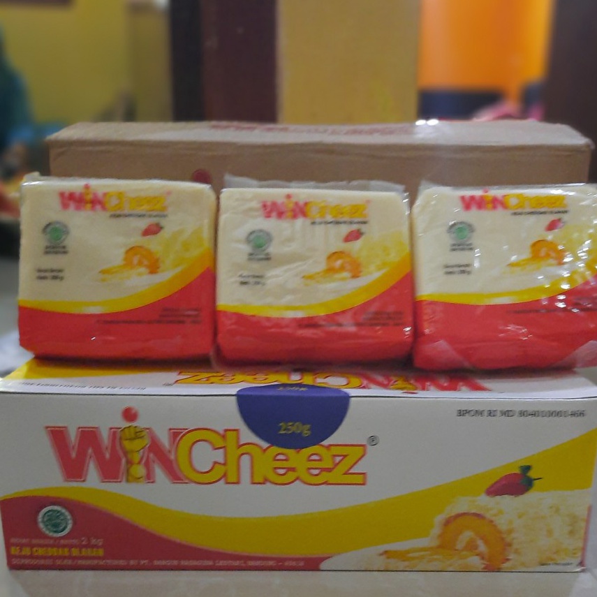 

M0del Terk!ni Keju wincheez isi 8 x 250 gram , cheese cheddar blok 250gr box Bring it Now