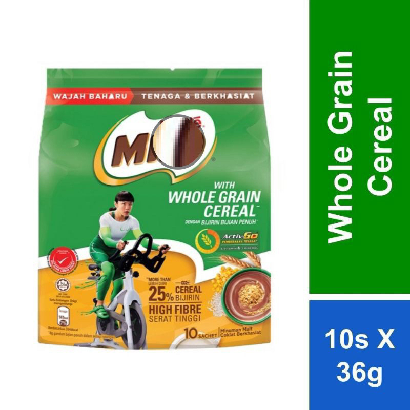 

Milo_o Activ-Go Whole Grain sereal Malaysia (10 sachet) milo_o cereal