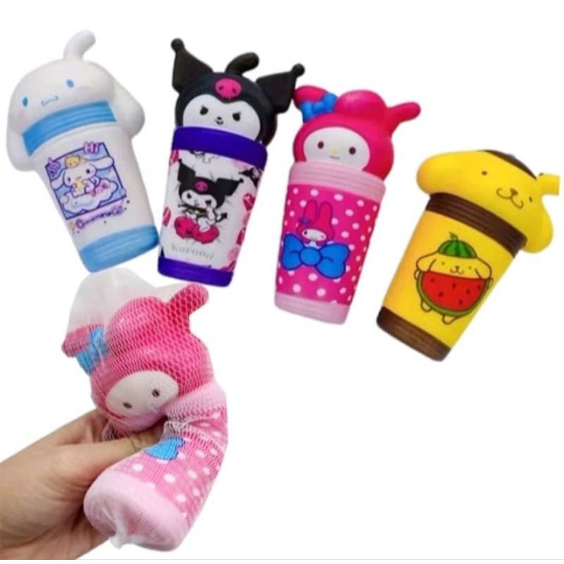 mainan squishy boba sanrio