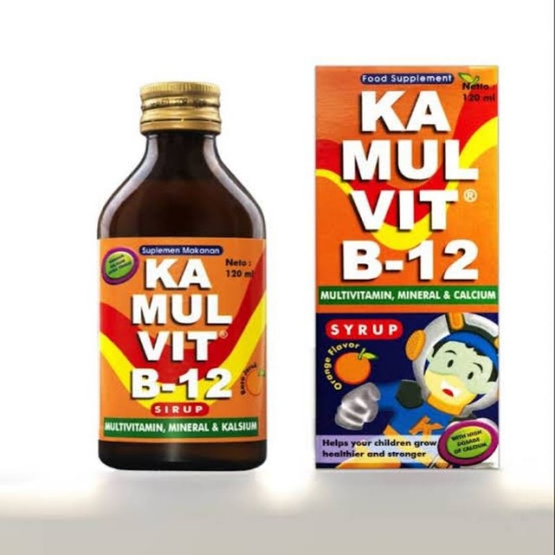 Kamulvit B12 Sirup 120 ml Peninggi Badan anak