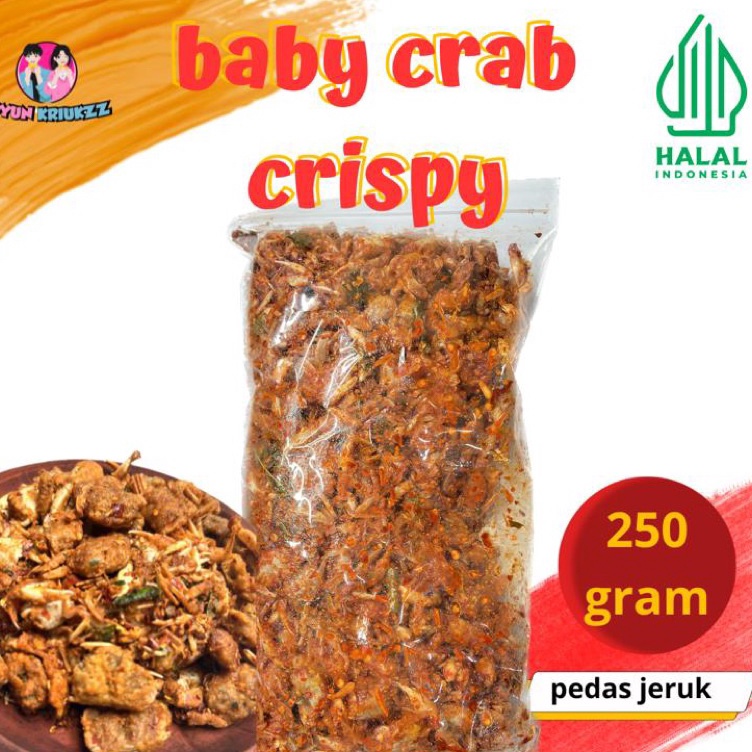 

Terbatas BABY CRAB CRISPY PEDAS DAUN JERUK 250 GRAM | RAJUNGAN CRISPY | ANAK KEPITING ➾❈❁