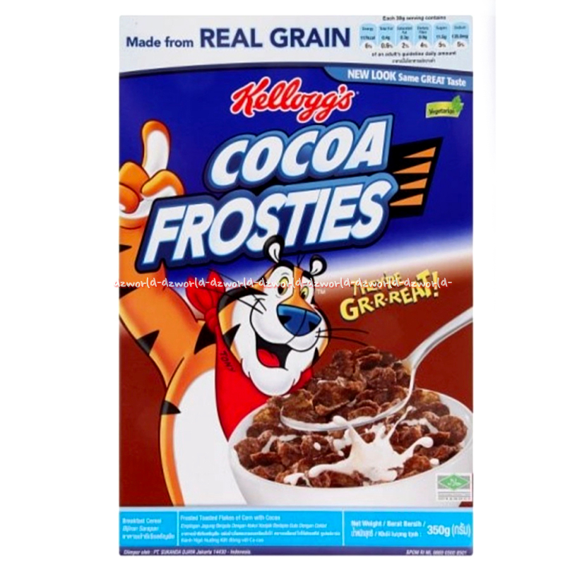 

Kellogg's Cocoa Frostie 350gr Sereal Coklat Manis Vanila