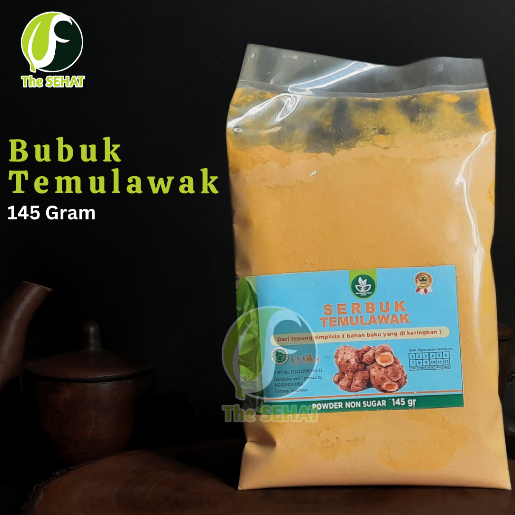 

Bubuk Temulawak Original Asli Minuman Rempah Herbal Penambah Nafsu Makan 145gr