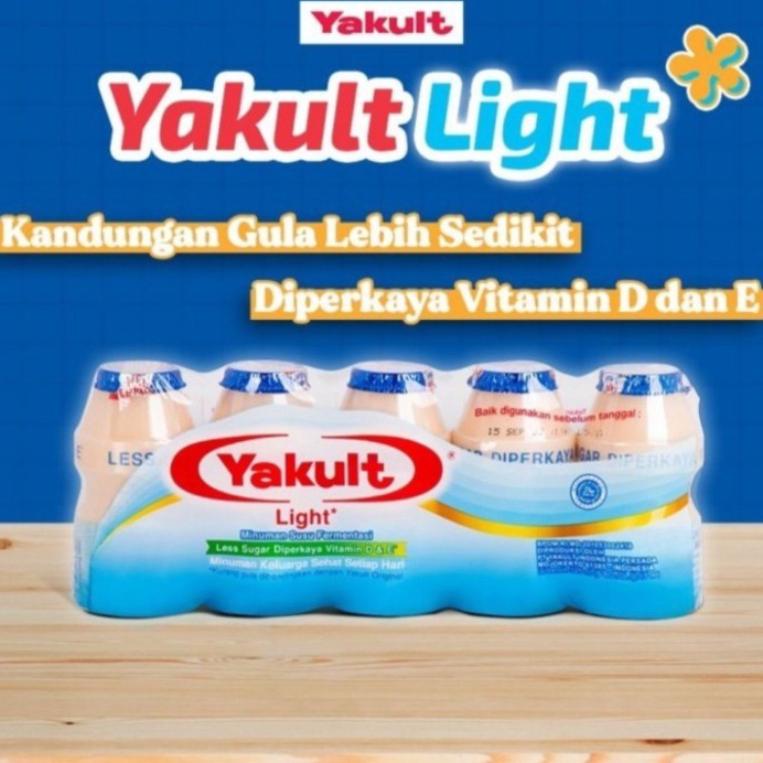 

Re4dy Yakult Light / Minuman Probiotik Rendah Gula / Yakult Less Sugar Raih Diskon