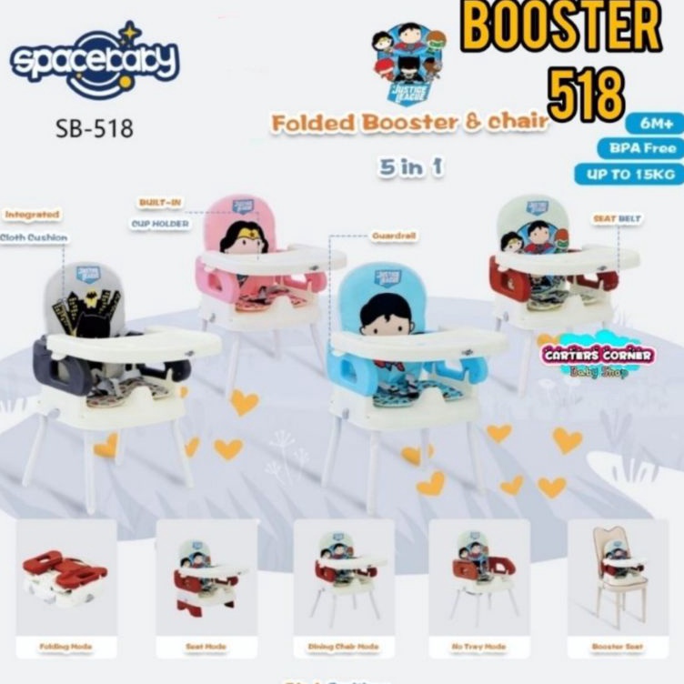 Serba Murah SUGAR BABY HIGH CHAIR 6 IN 1 SUGARBABY KURSI MAKAN TINGGI 6 POSISI BOOSTER MEJA MAKAN BA