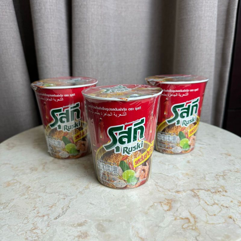 

Ruski Cup Noodle Mie Tomyam Original BANGKOK THAILAND