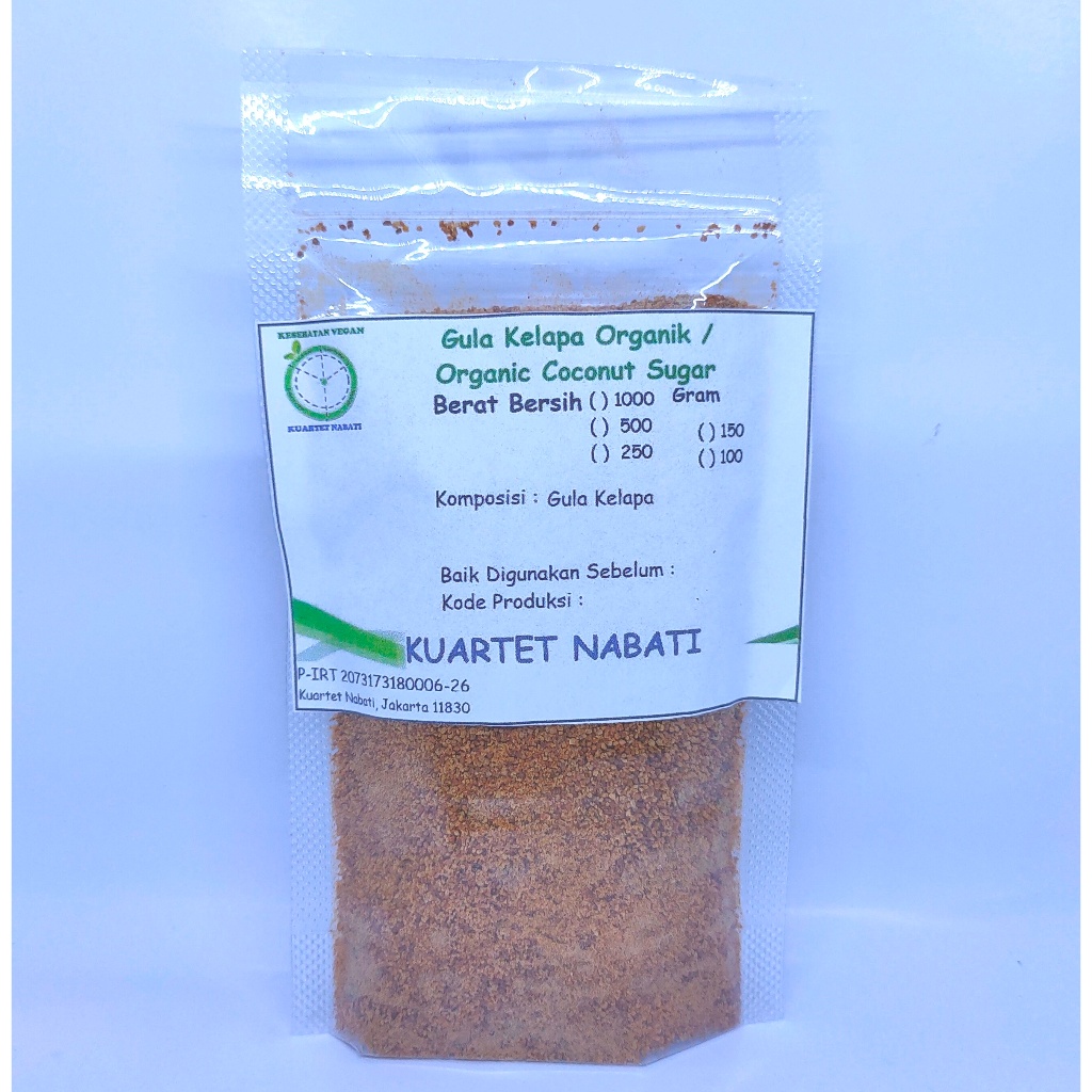 

100gr KN Organic Coconut Sugar - Gula Kelapa Organik- Low GI