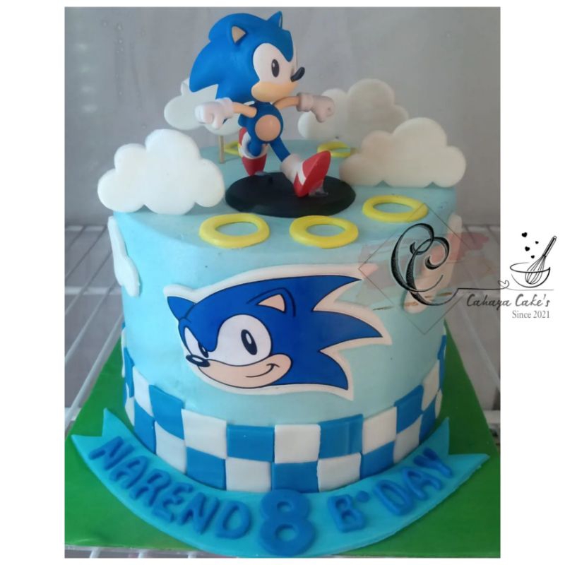 

Kue Ulang Tahun Super Sonic / Sonic Cake / Kue Ultah Super Sonic